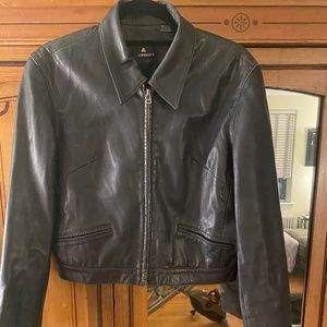 Liz SPORT Black Leather Jacket